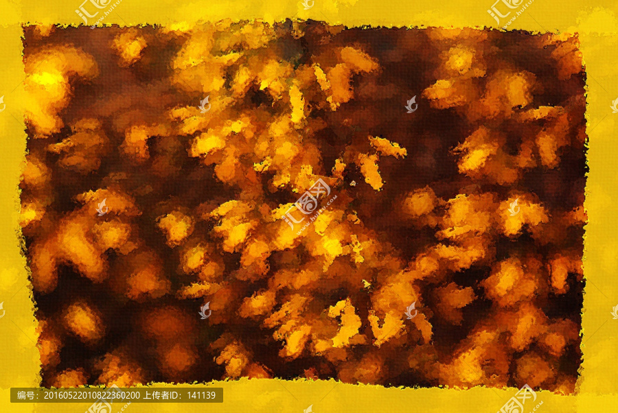 迎春花油畫