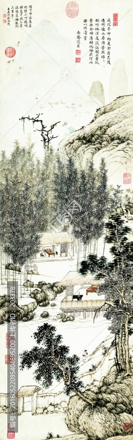 明,沈貞,竹爐山房