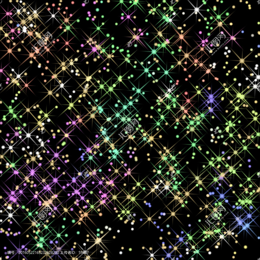 繁星,星星點點