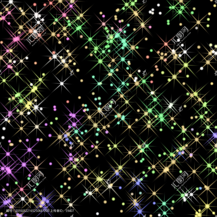 繁星,星星點點