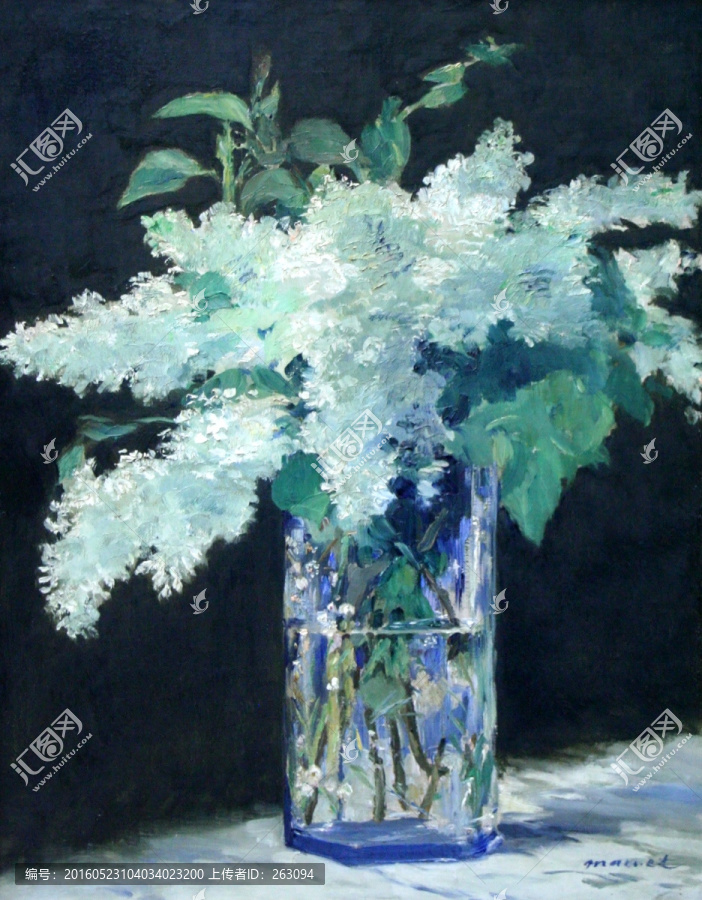 歐洲花卉靜物油畫