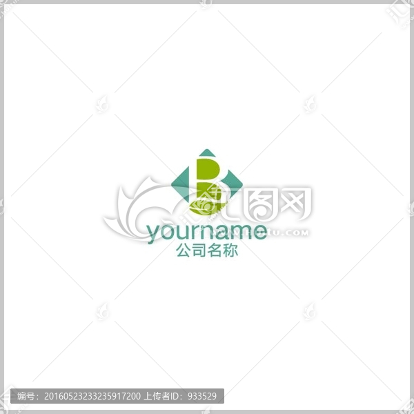 字母B,logo