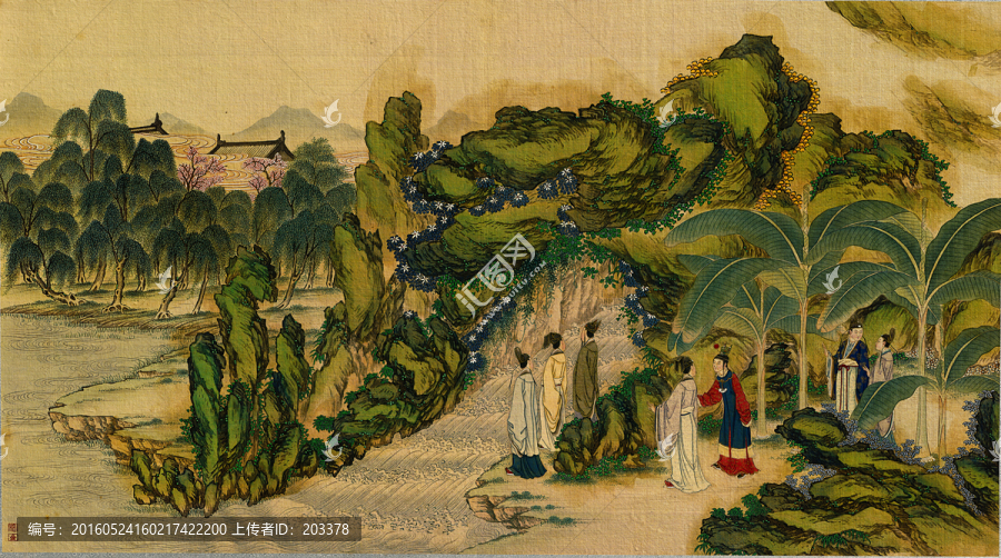 紅樓夢,大觀園試才題對額