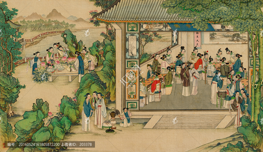 紅樓夢(mèng),憨湘云醉眠芍藥綢