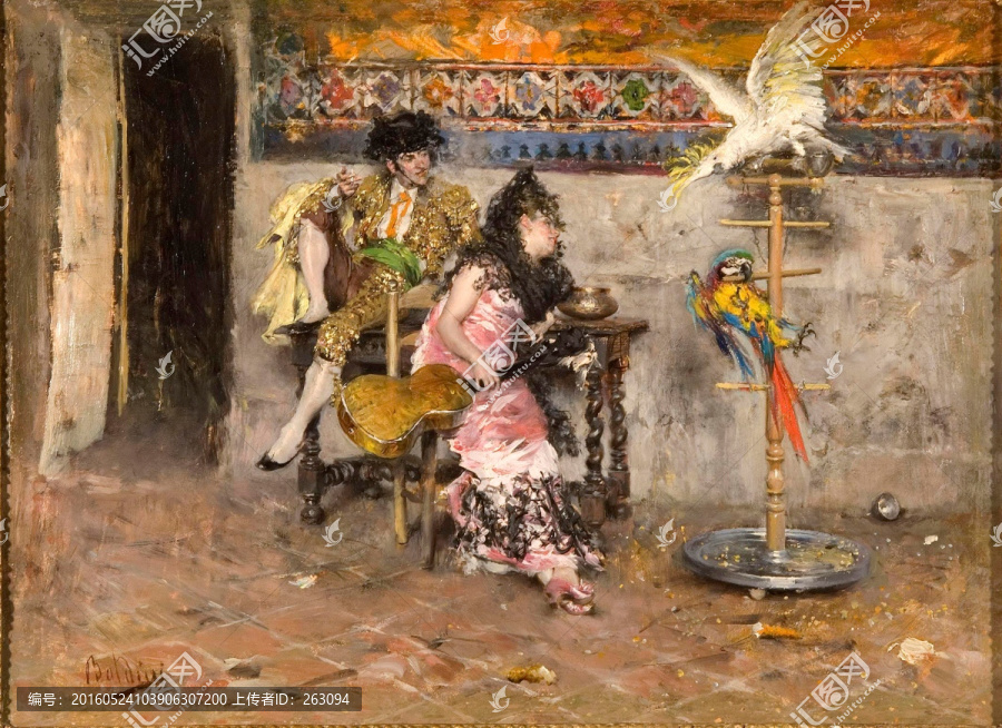 現(xiàn)代派繪畫,巴黎美女油畫