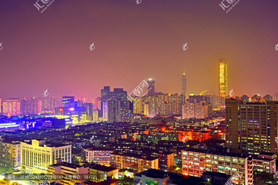 深圳,光污染