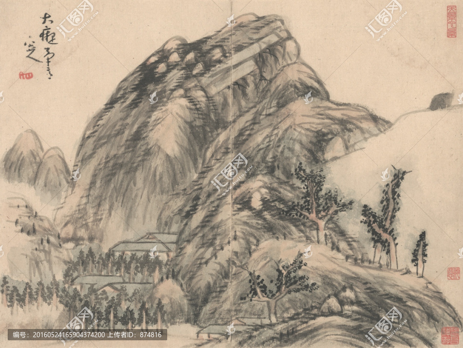 山水冊頁