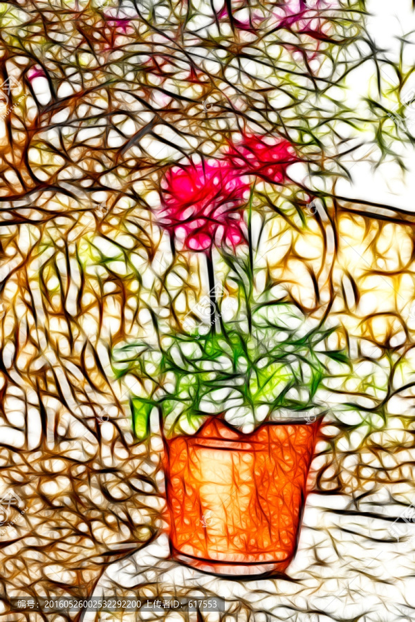 一盆鮮花