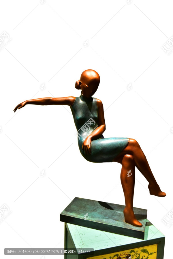 女人铜雕