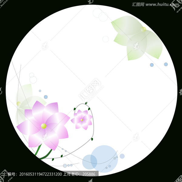 手繪花