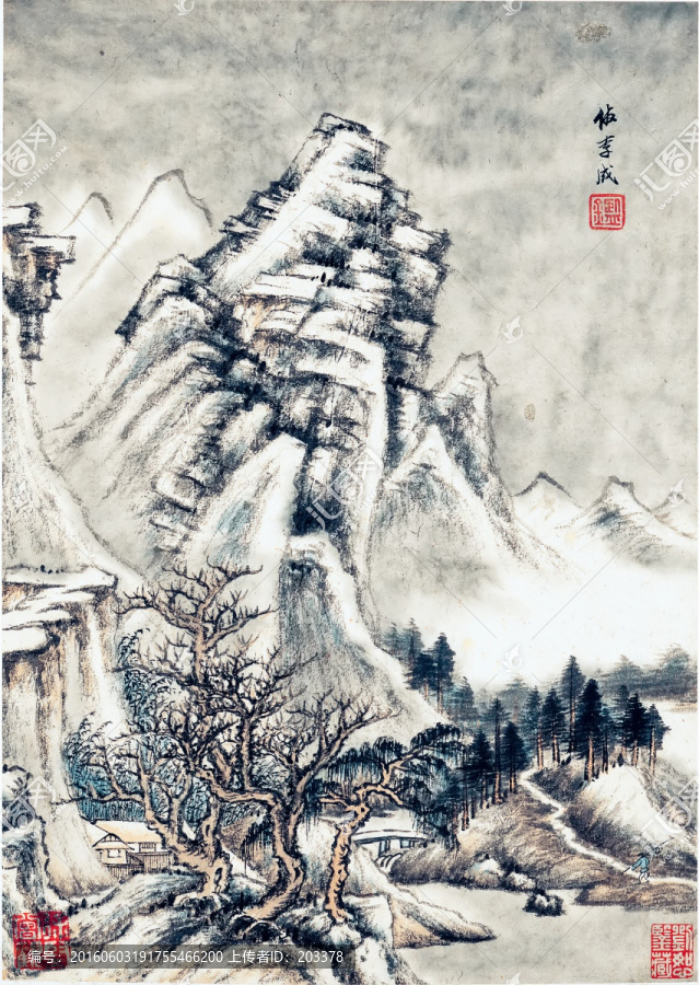 水墨山水畫(huà)