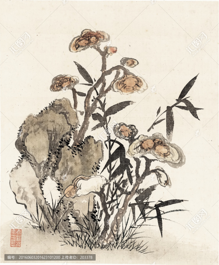 仿古花鳥