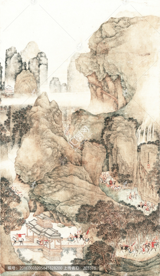 明皇幸蜀圖,畫廊品質(zhì)