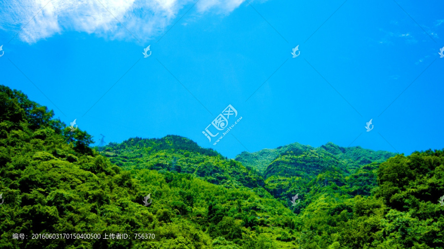 青山,青翠