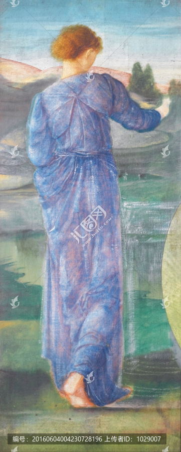 古典美女油畫