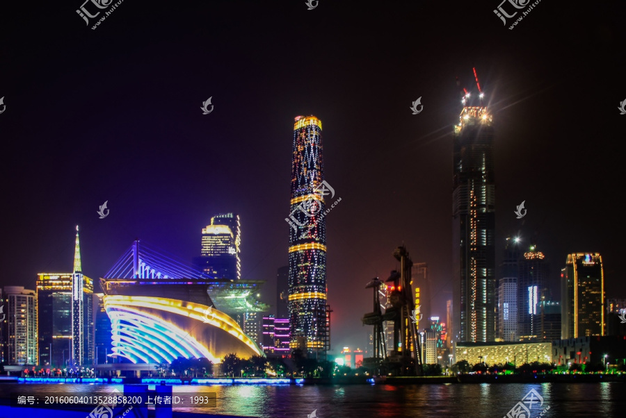 广州江边夜景