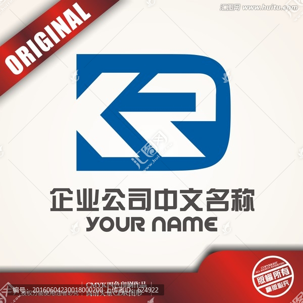 KRD字母logo
