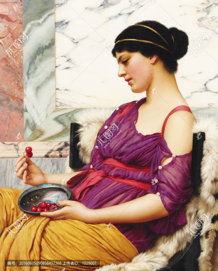 美女油畫,格維得作品