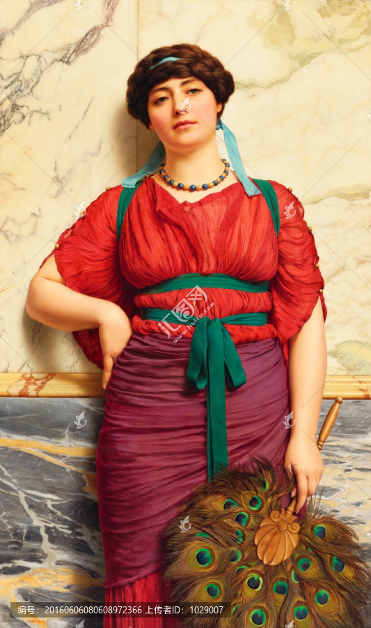 美女宮廷油畫,格維得作品