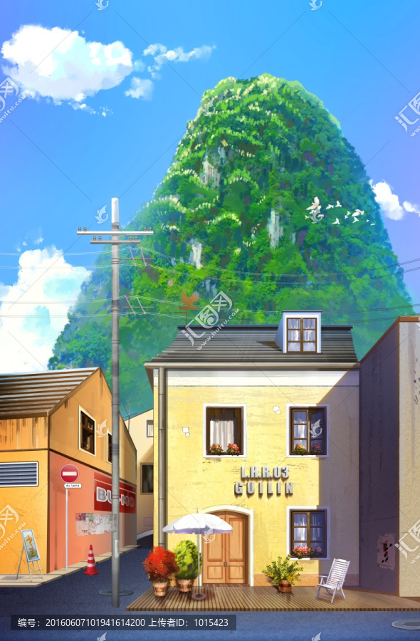 桂林插畫