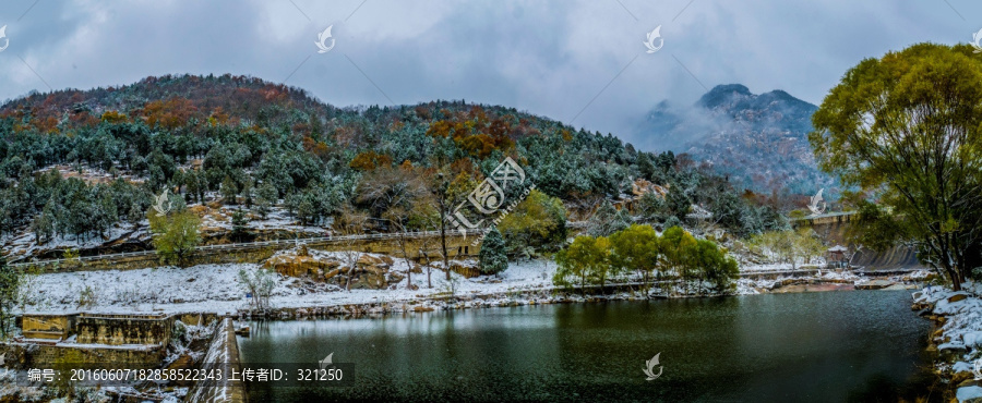 泰山雪景