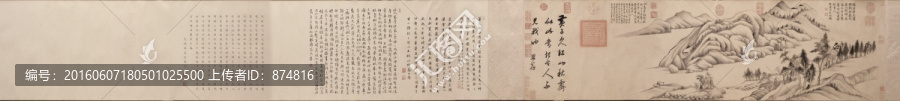 明,董其昌,山水圖卷