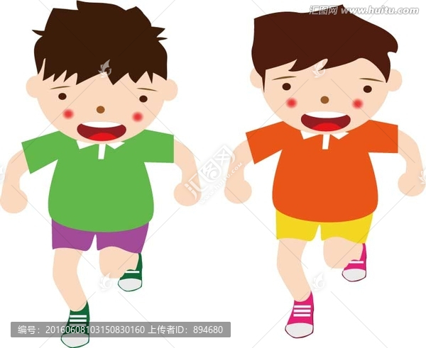 兒童人物卡通插畫(huà)