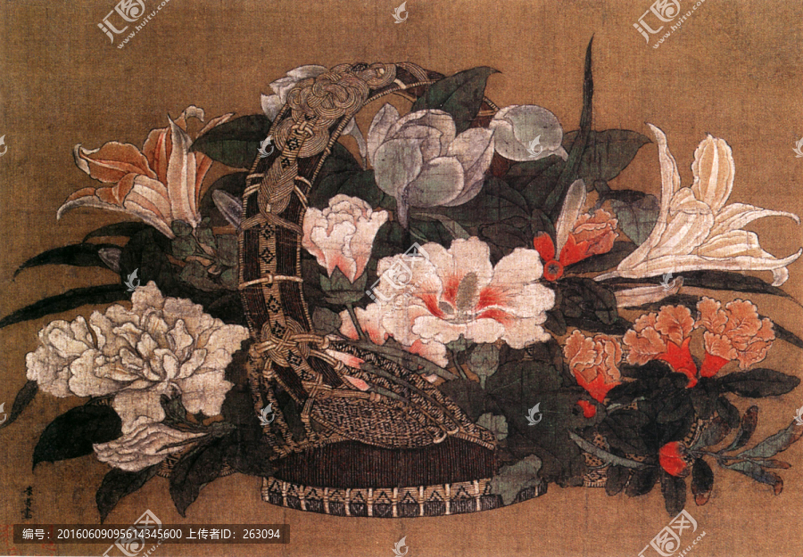 花籃圖,李嵩