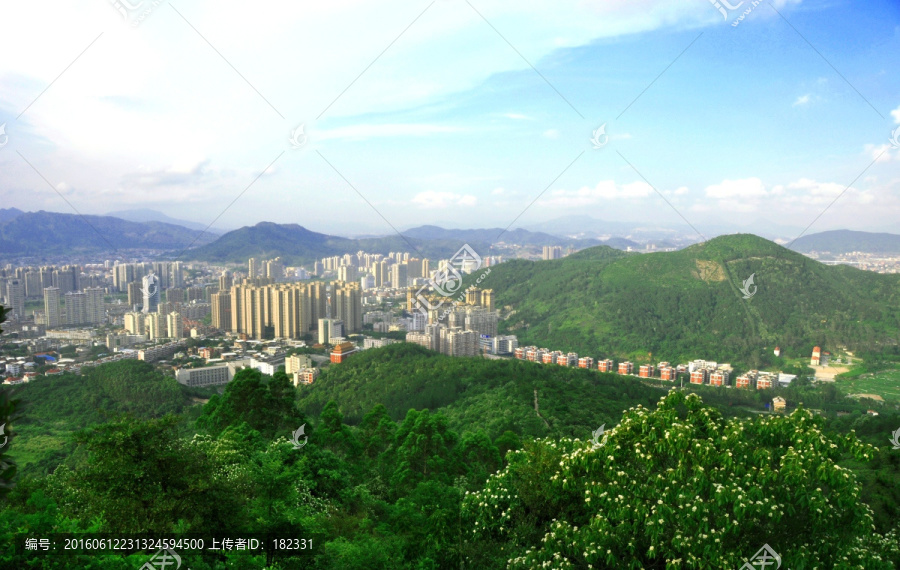 南安城市景觀俯瞰