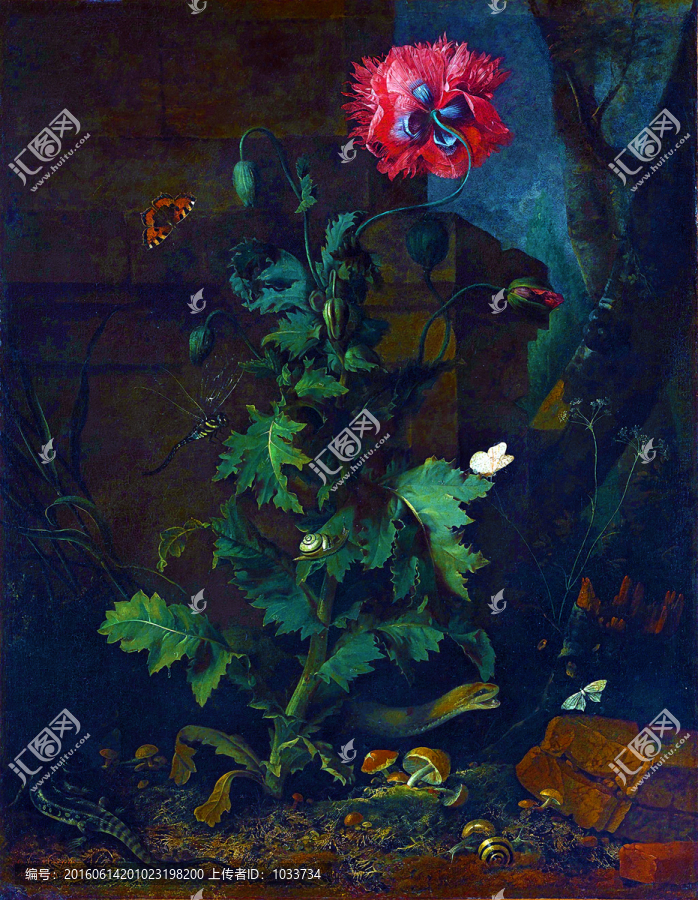 蒲公英花朵歐式唯美靜物裝飾油畫