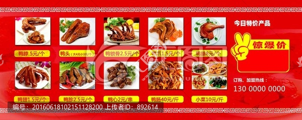 鴨脖展板