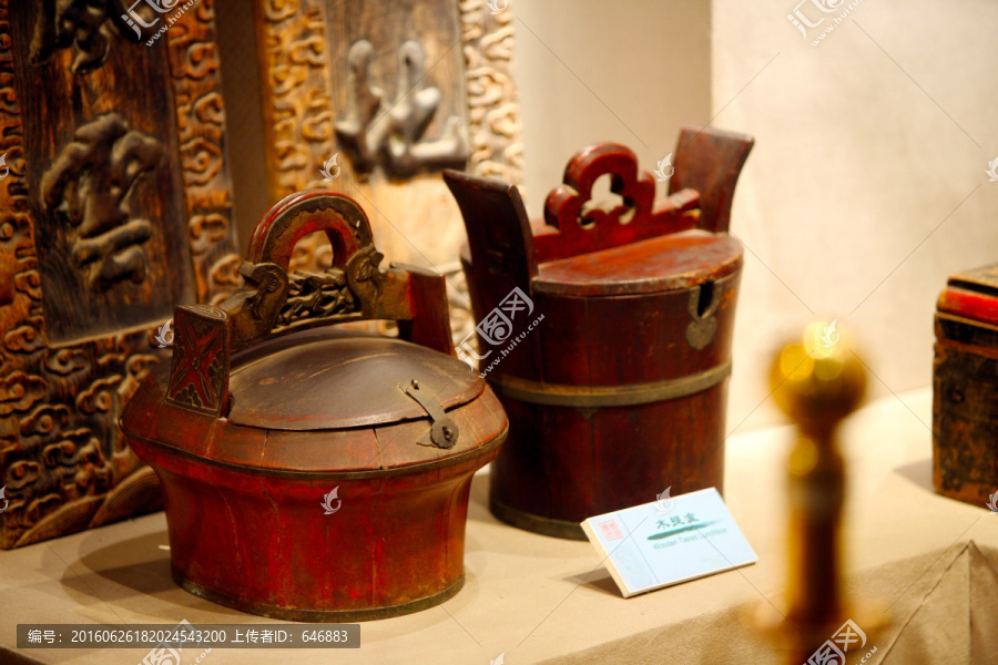 木提盒,古代用品