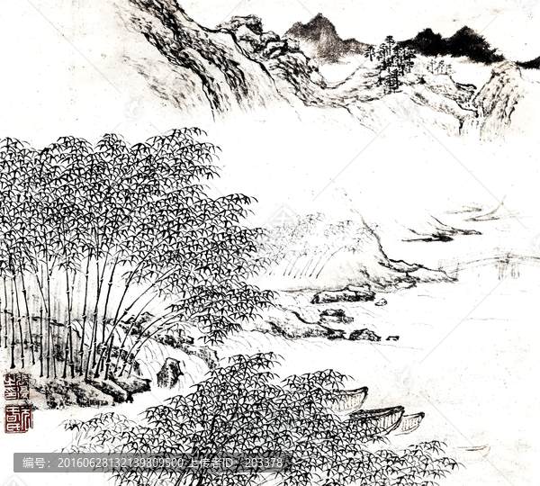 張復,瀟湘八景圖