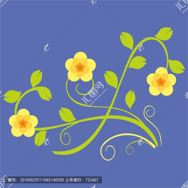 花卉底紋背景素材