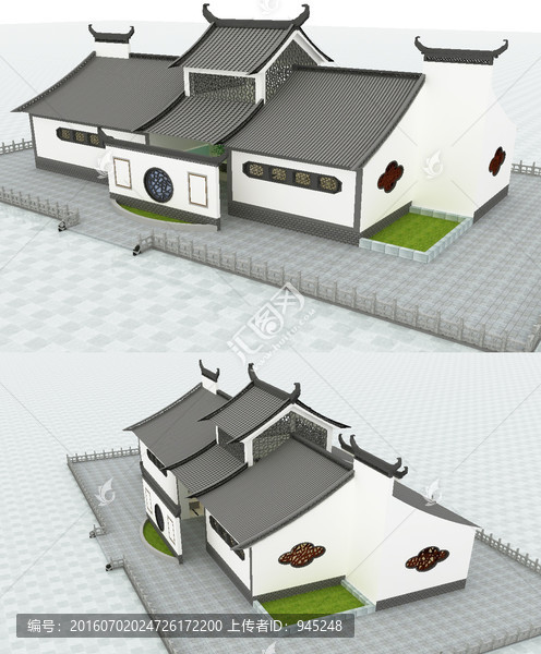 徽派古建筑衛生間外觀設計