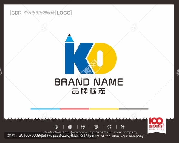 KD字母logo