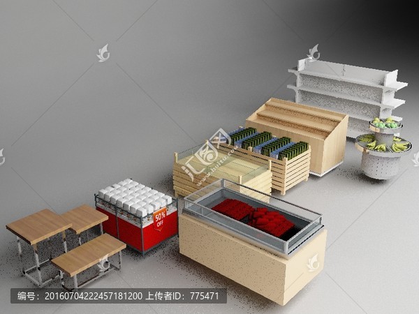 超市貨架散裝促銷臺(tái)