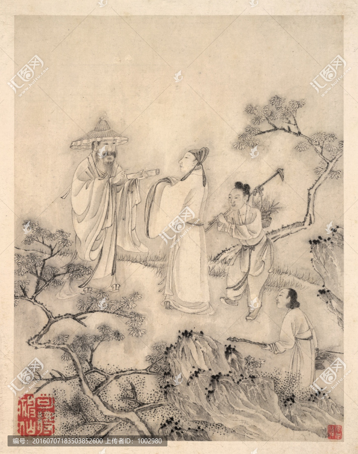 中国历代名画,国画人物