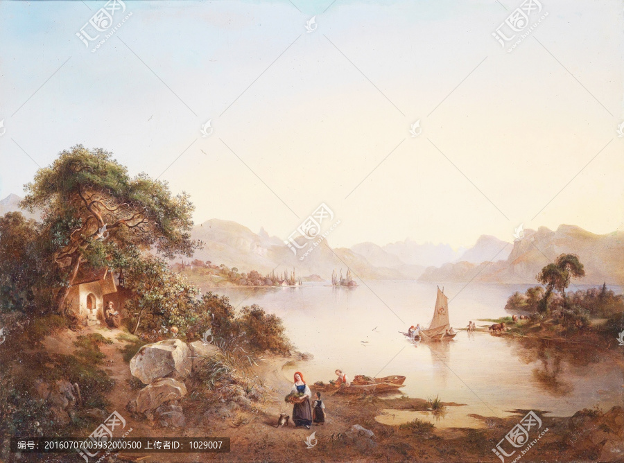 歐式風(fēng)景油畫