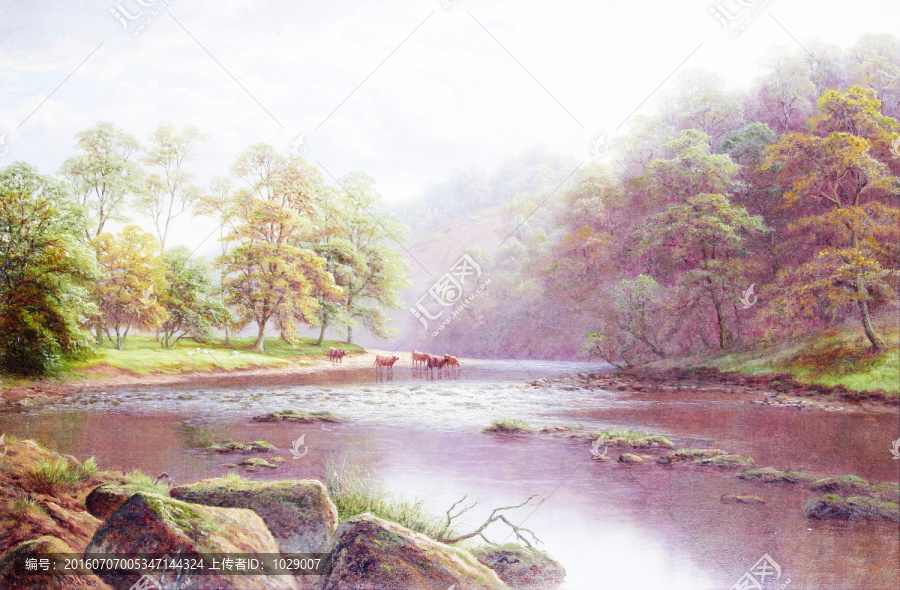 歐式古典風(fēng)景油畫