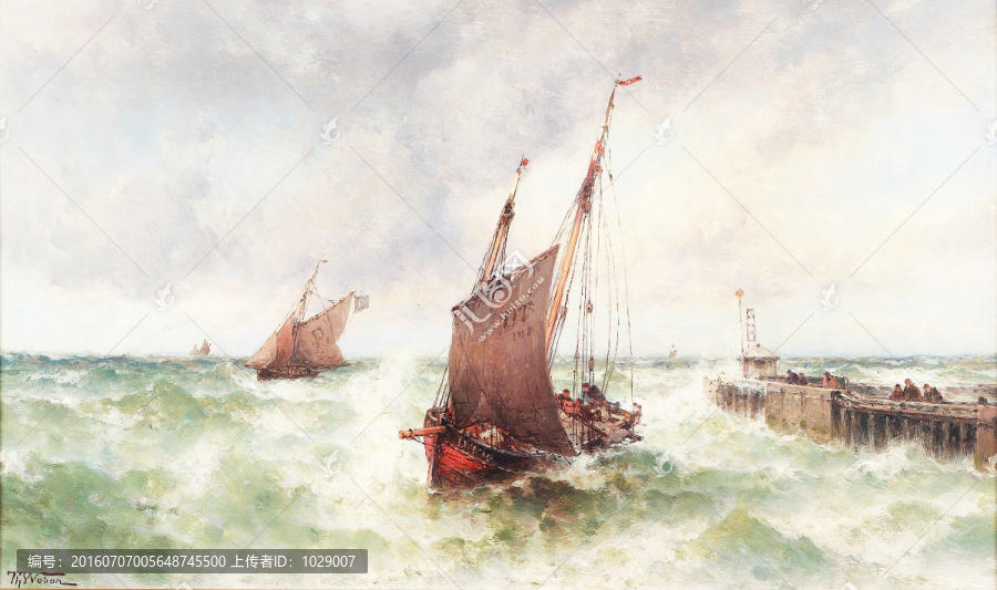 大海帆船風(fēng)景