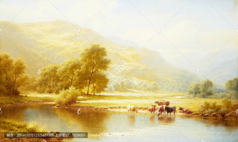 高清風(fēng)景油畫