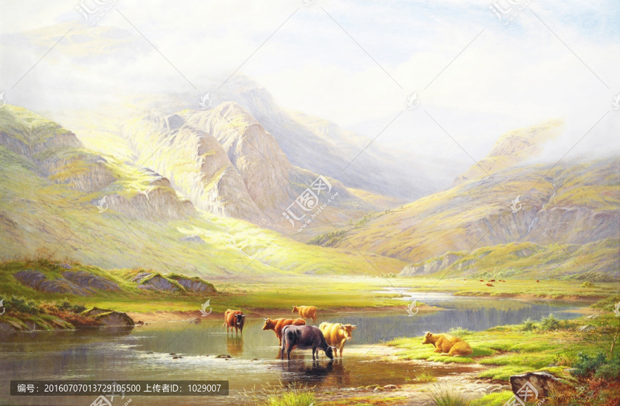 高清風(fēng)景油畫