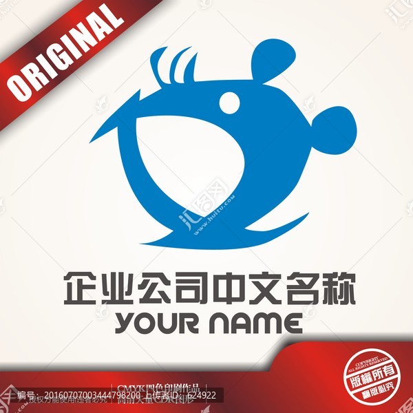 鼠卡通logo