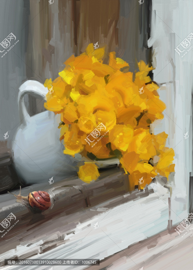 窗前黃花