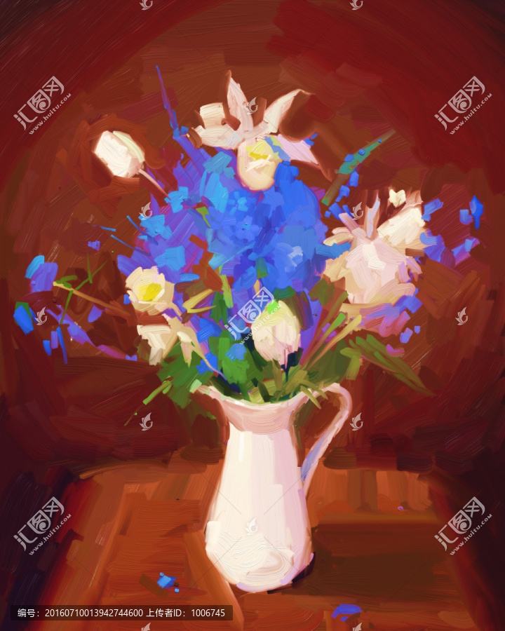 藍色小花
