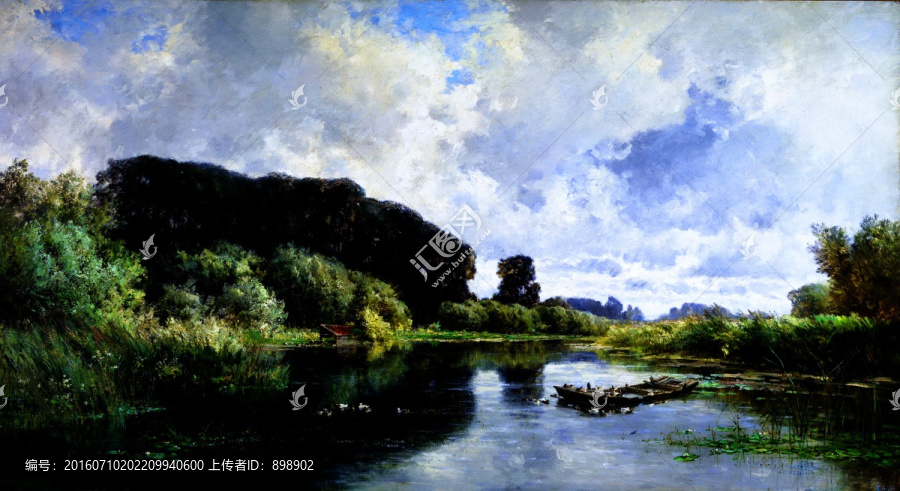 歐式風(fēng)景油畫