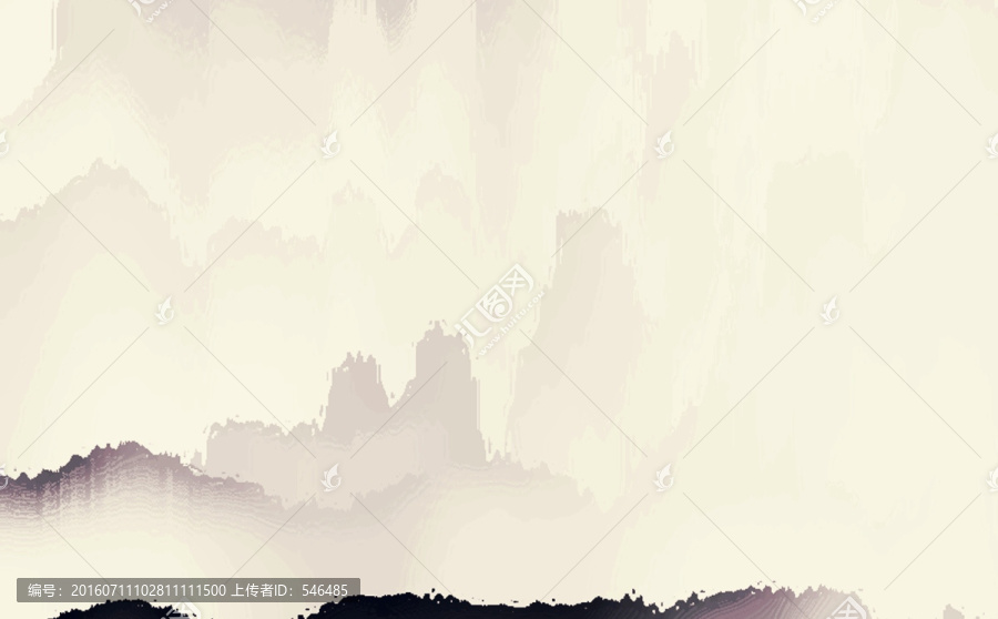 水墨山水畫