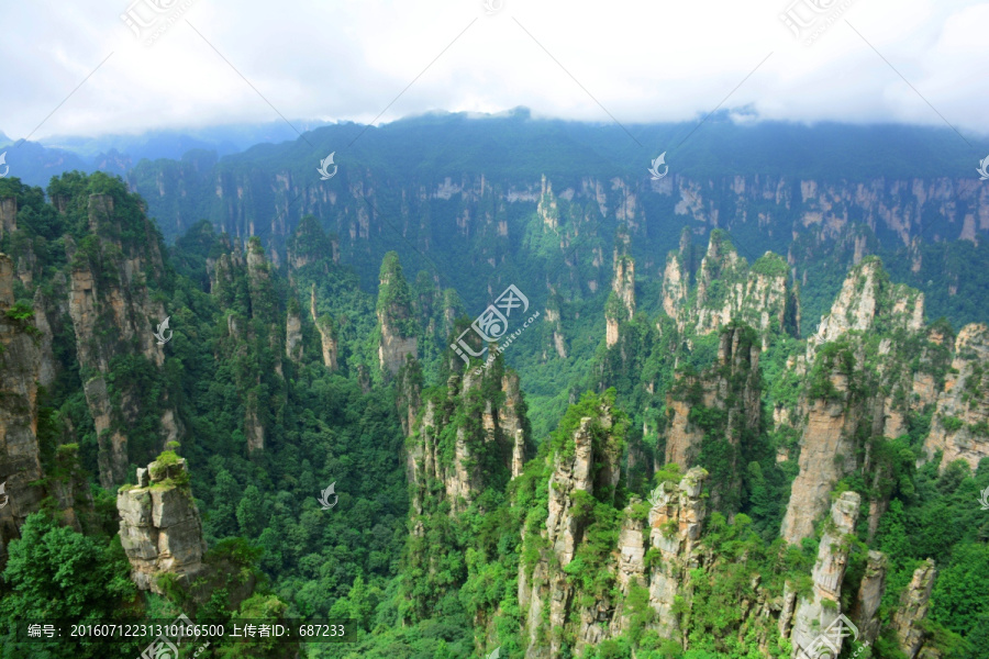 张家界,山水风景,石林