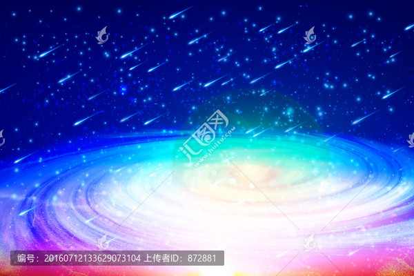 星空,星球,漩渦